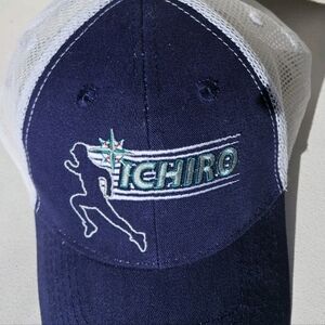 New MLB Ichiro Suzuki Seattle Mariners Baseball Mesh Cap Hat Youth / Adult S